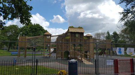 Large Wooden Abbey Climbing Frame