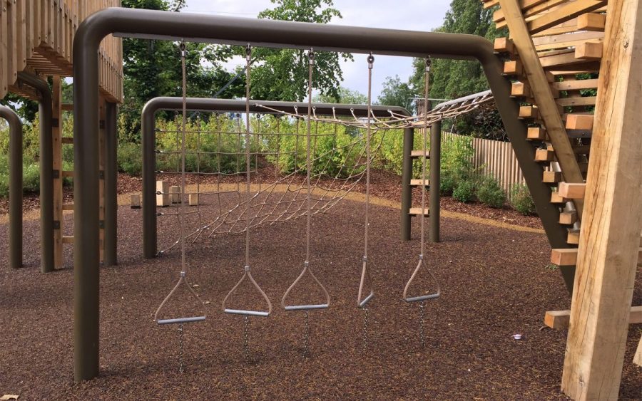 Jellicoe Water Gardens Play Area, Hemel Hempstead, Hertfordshire